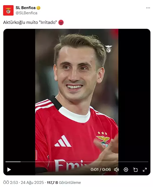 Benfica’dan, Kerem Aktürkoğlu Iddiasına Yanıt-1