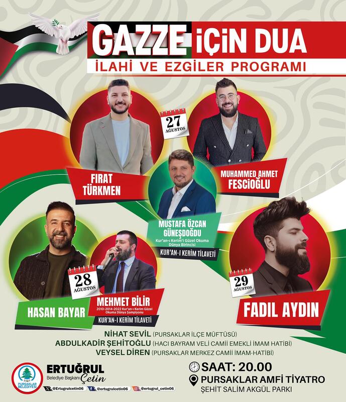 Gazze Için Dualar Ve Ezgiler