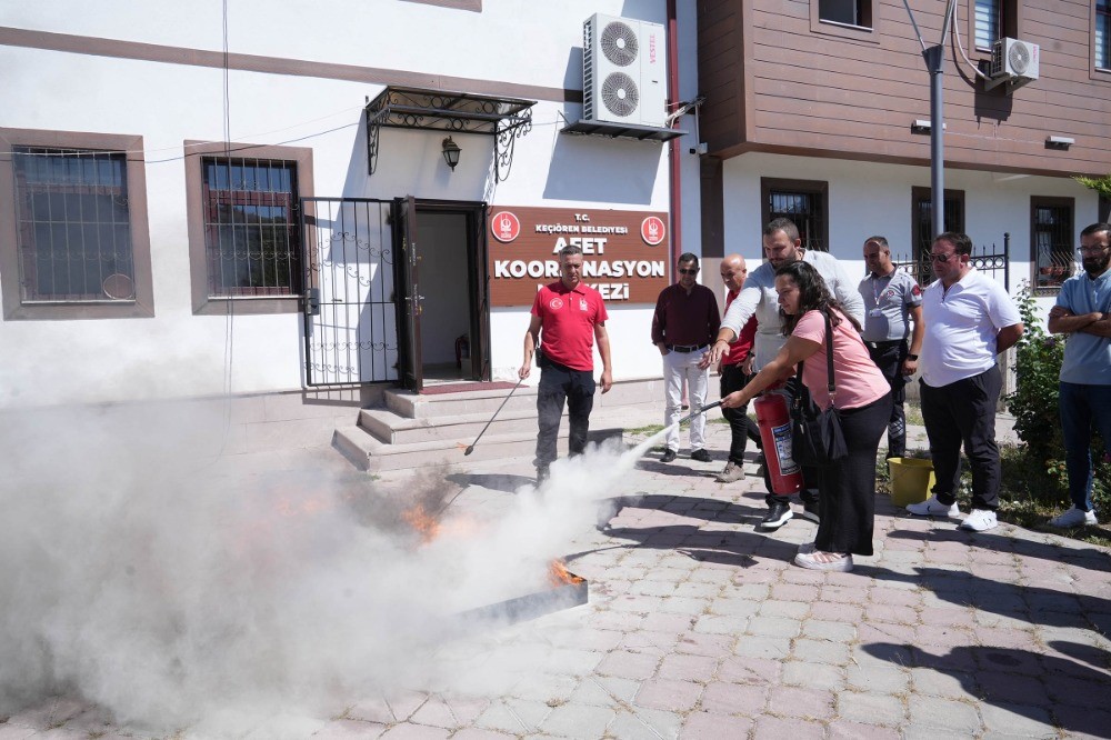 Keçiören Belediyesinden Afet Ve Yangınla Mücadele Eğitimi (2)