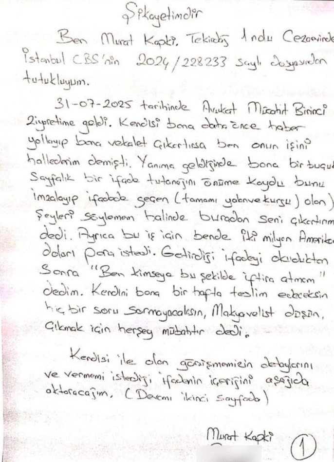 Murat Kapki Ifade