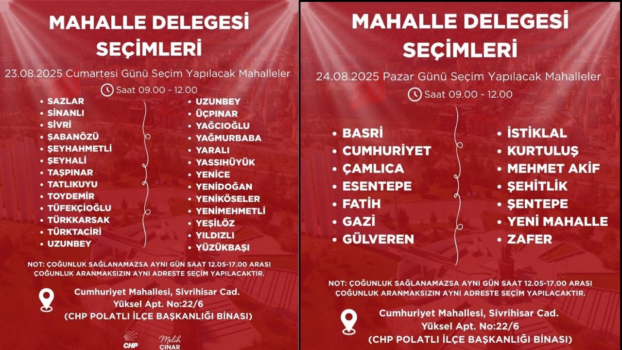 Polatli Seçi̇m 1