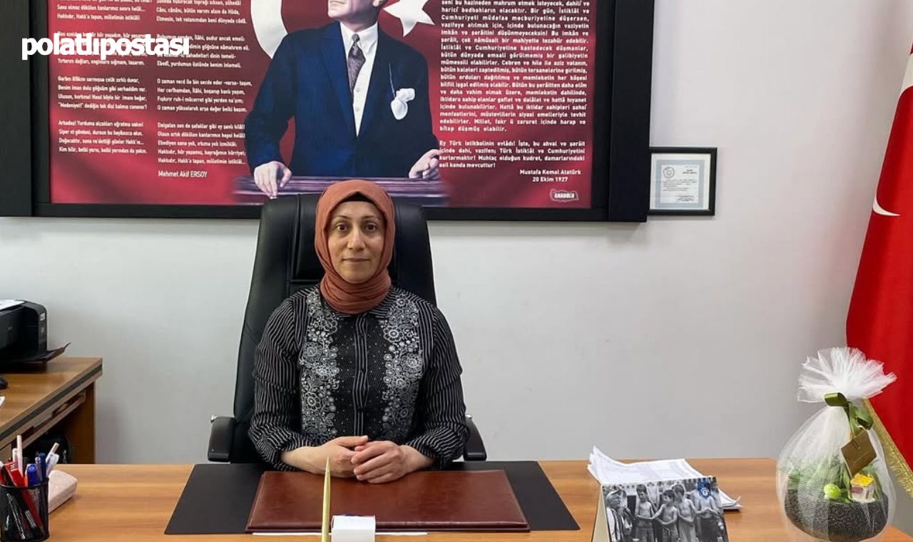 Polatlı Zafer Ortaokulu'nda Yeni Dönem Pınar Başar Göreve Başladı (1)