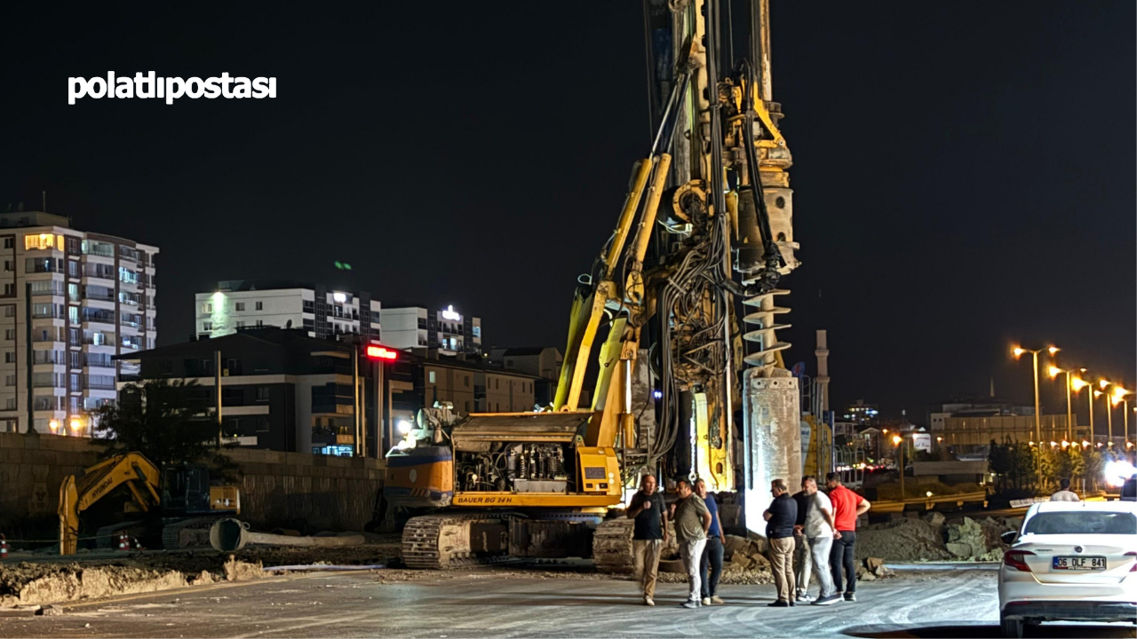Abb’nin Köprülü Kavşak Çalışması Yenikent Trafiğini Felç Etti! (1)
