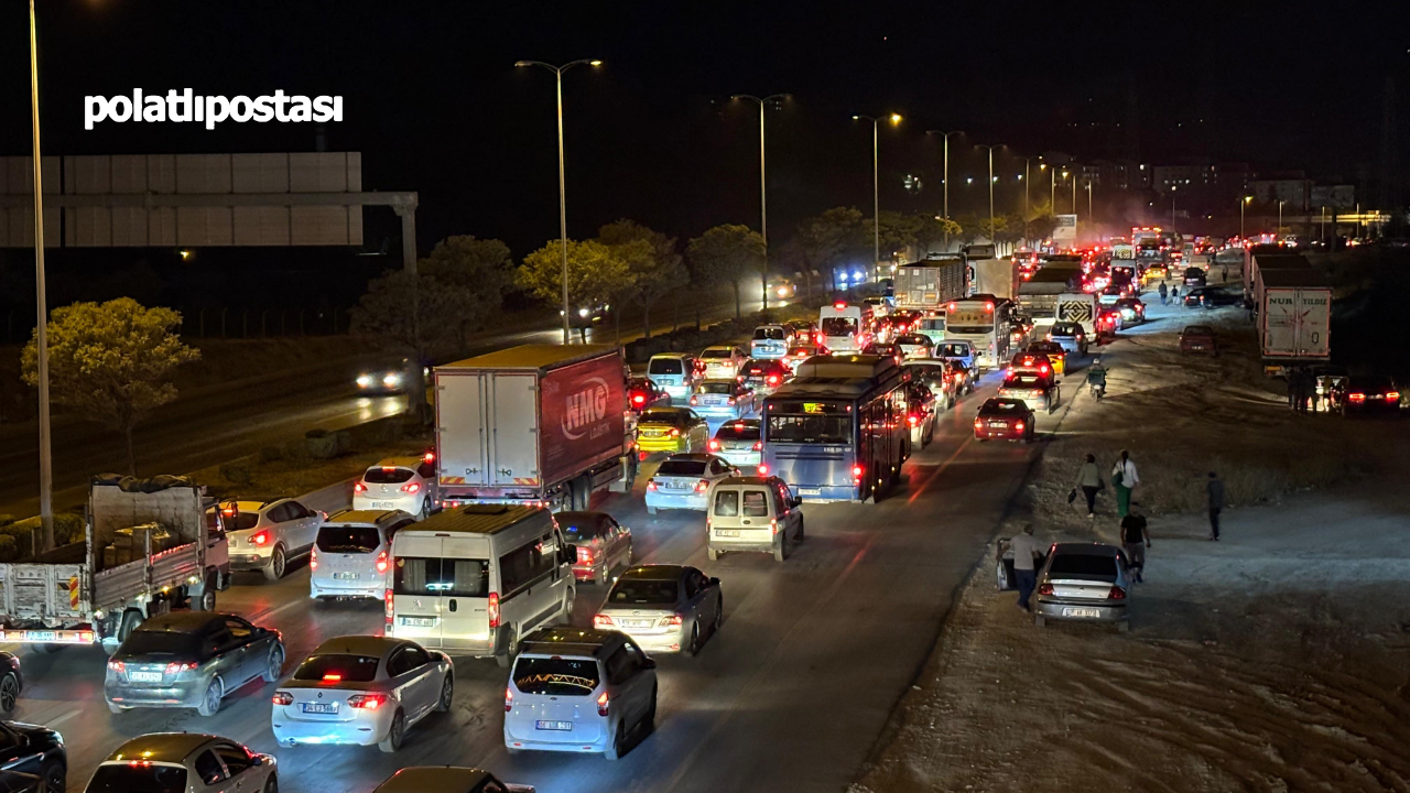 Abb’nin Köprülü Kavşak Çalışması Yenikent Trafiğini Felç Etti! (3)