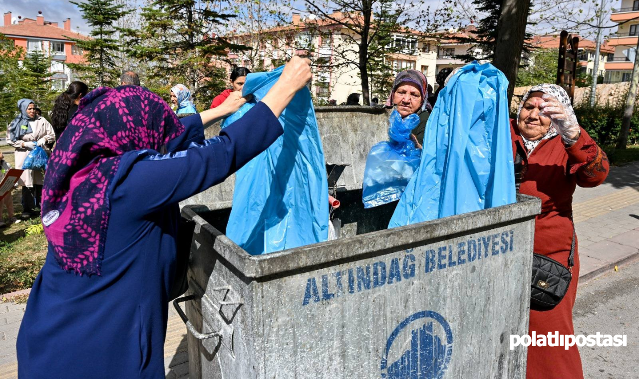 Altındağlı Kadınlardan Anlamlı Mesaj En İyi Temizlik Hiç Kirletmemektir! (1)