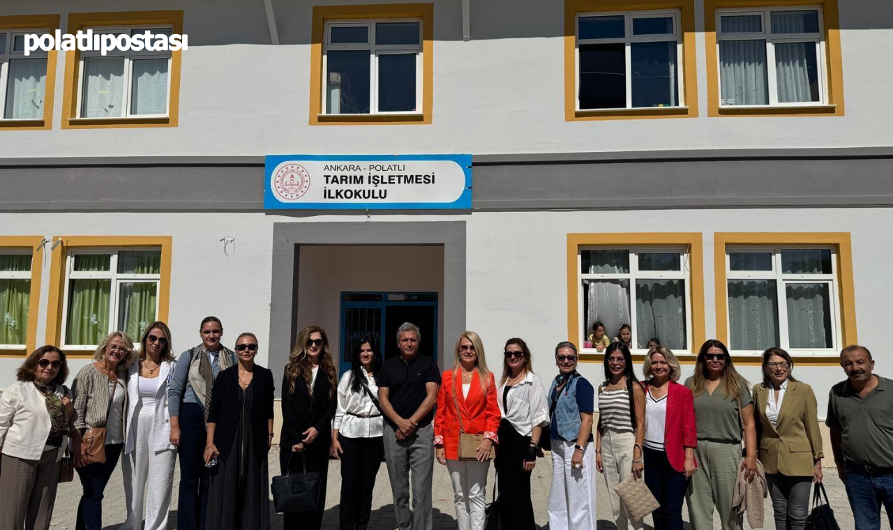 Ankaralı Iş Kadınlarından Polatlı'daki O Okula Anlamlı Hediye (1)