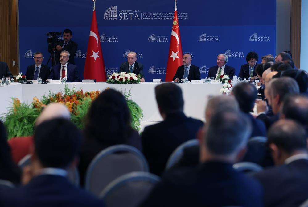 Cumhurbaşkanı Erdoğan, Abd’li Düşünce Kuruluşu Temsilcileriyle Görüştü (1)
