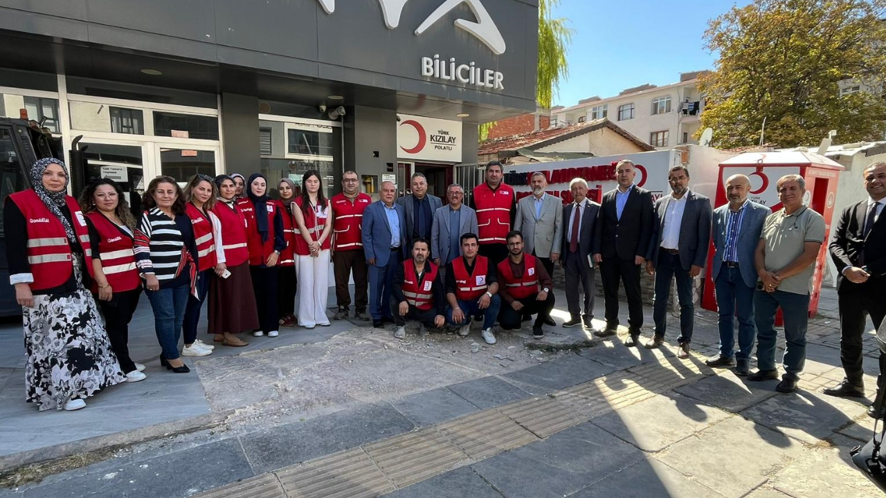 Kızılay Polatlı Şubesine Anlamlı Ziyaret (1)