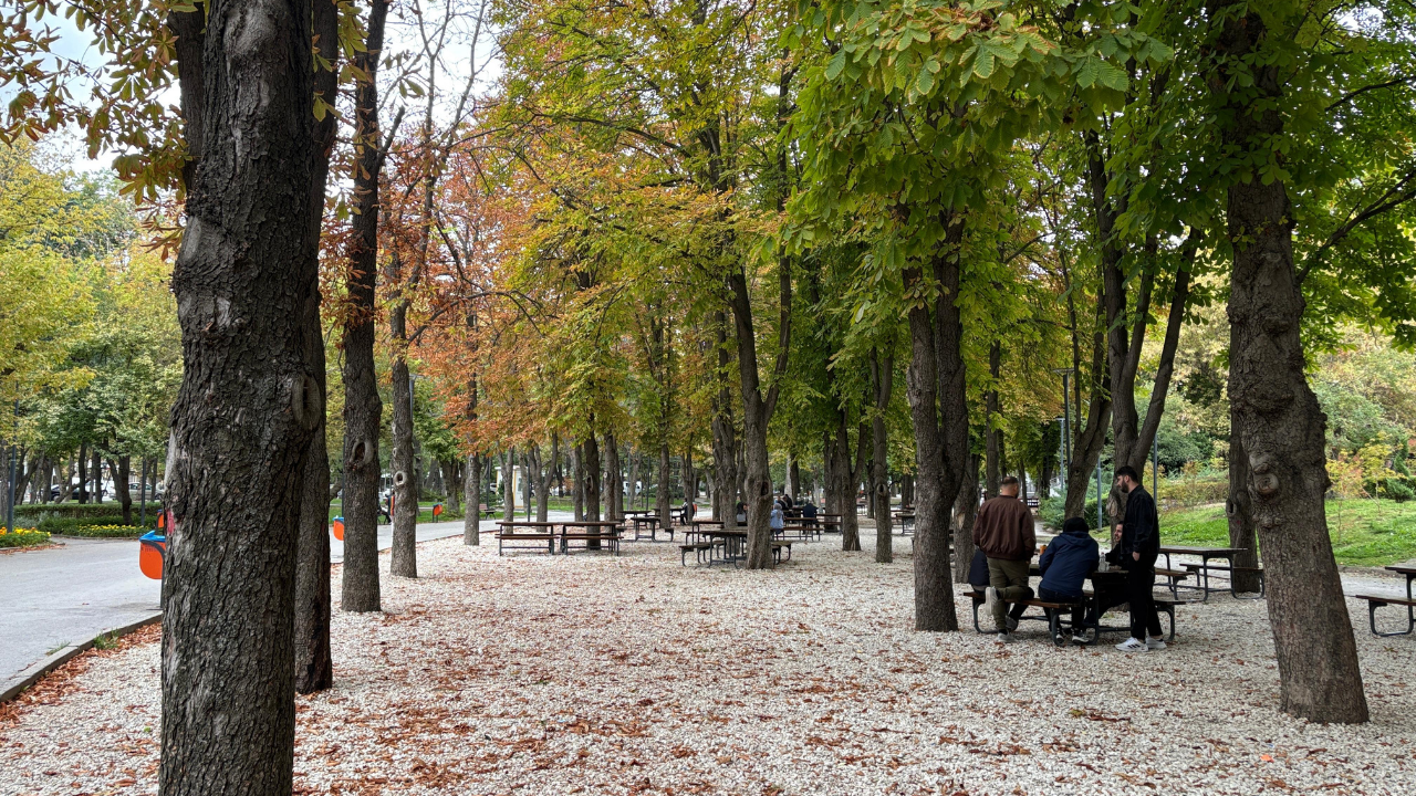 Kurtuluş Parkı, Sonbaharın Rengine Büründü (2)