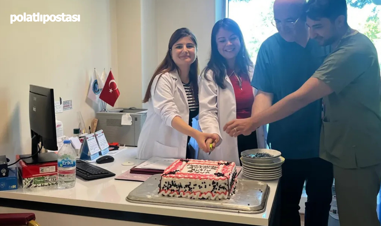 Polatlı Devlet Hastanesi'nde Anlamlı Kutlama! Başhekim Ve Yönetim, Fizyoterapistleri Unutmadı (1)
