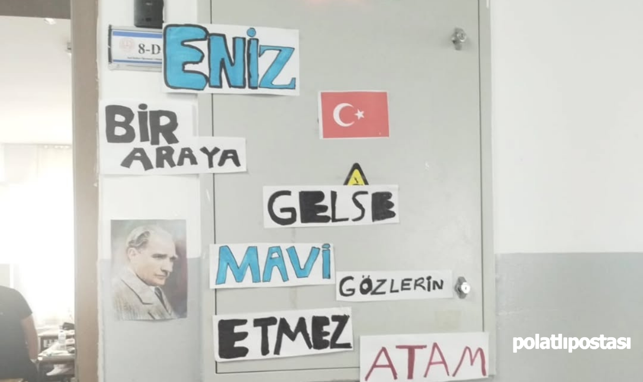 Polatlı'daki Öğrencilerden Atatürk Sevgisini Gösteren Yaratıcı Çalışma! (1)