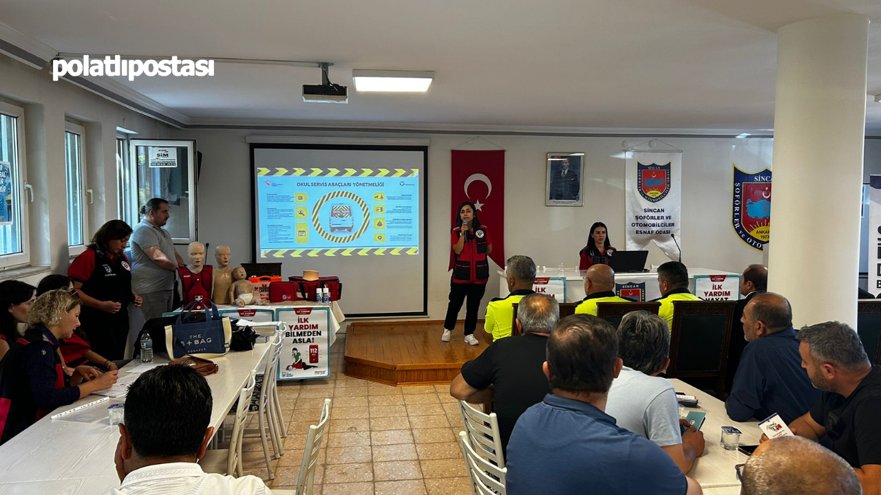 Sincan’da Servisçi Esnafına Ilk Yardım Eğitimi (2)