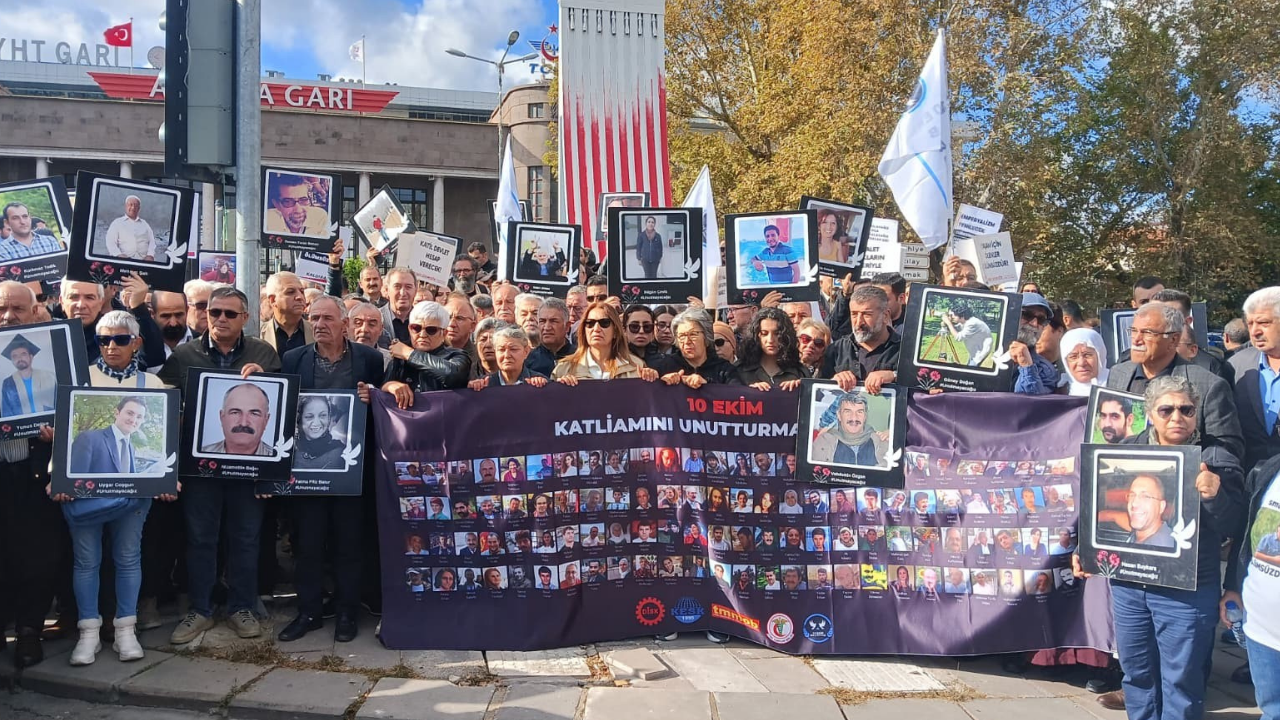 10 Ekim Saldırısı Ankara Garı’nda Unutulmadı