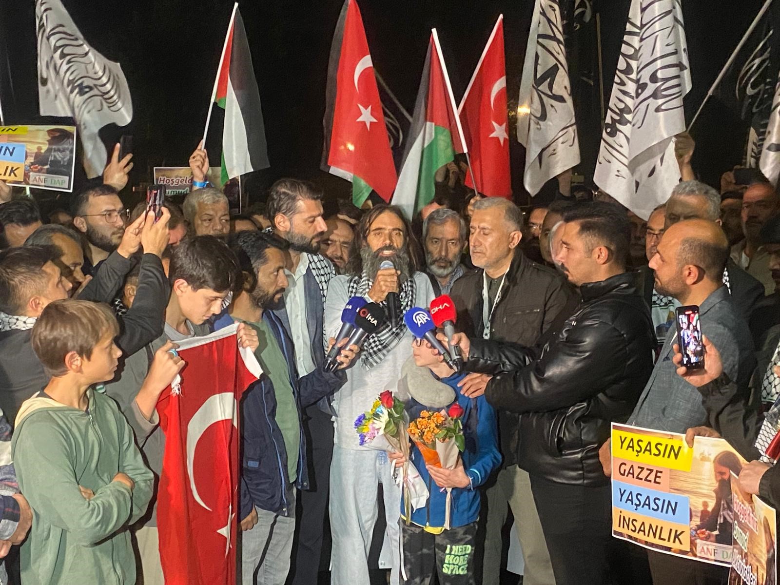 Aktivist Zeynel Abidin Özkan Ankara’da Karşılandı (2)