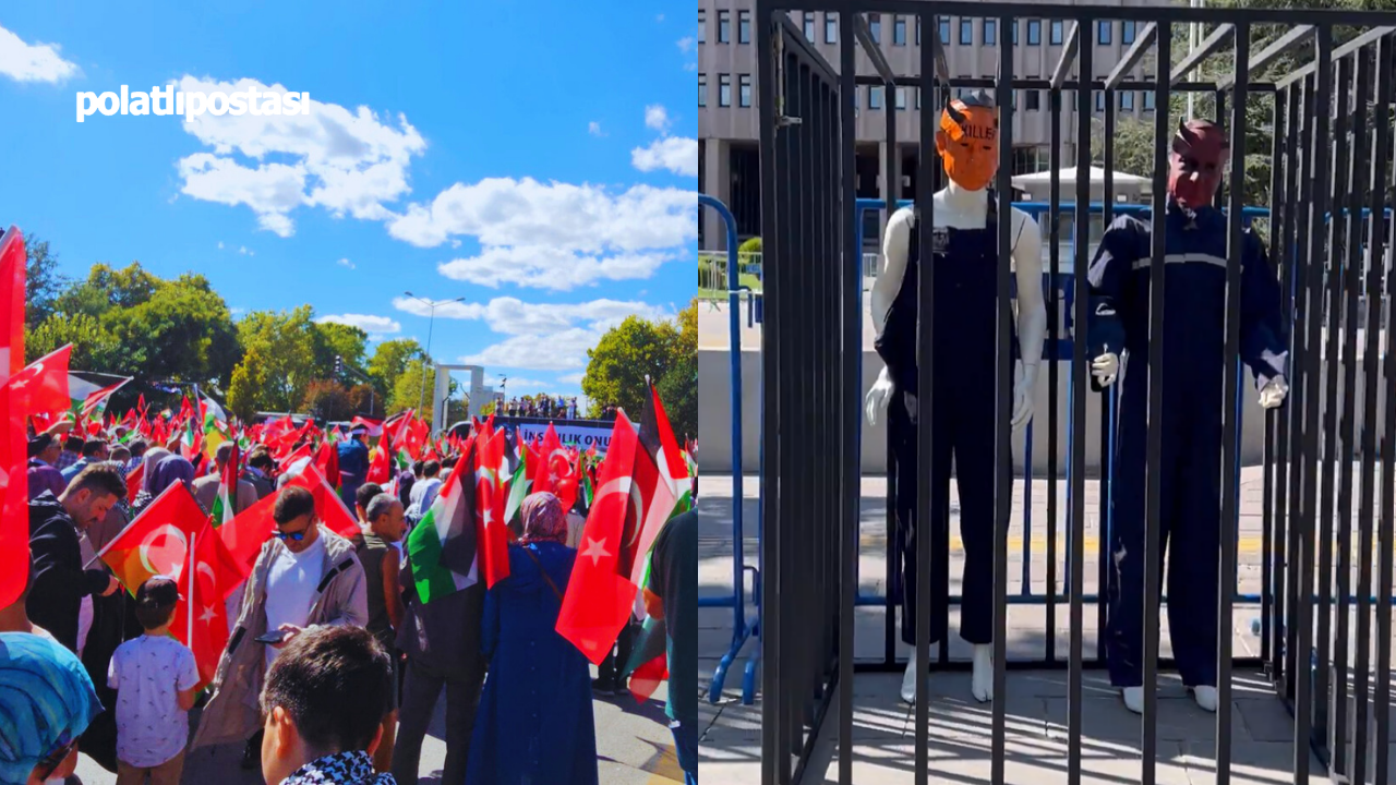 ‘Gazze Kararlılık Yürüyüşü’ Ankara’da Binlerce Kişiyi Buluşturdu! (2)