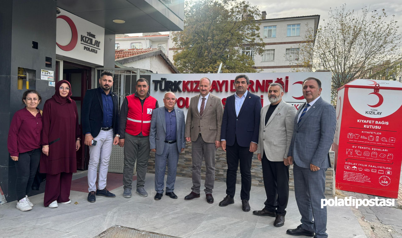 Polatlı Kaymakamı Kantay, Türk Kızılay Polatlı Şubesi'nin Yardım Faaliyetlerini Yerinde Inceledi (1)