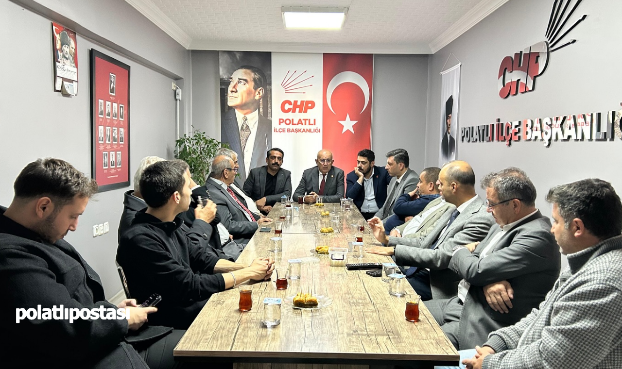 Polatlı'da Kritik Kongre Zirvesi! Chp Ankara İl Başkanı Erkol Yönetim Ile Görüştü (1)